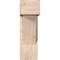 Ekena Millwork Traditional Block Smooth Bracket w/ Offset Brace, Douglas Fir, 7 1/2"W x 20"D x 24"H BKT0806X20X24TRA05SDF - alternate 2